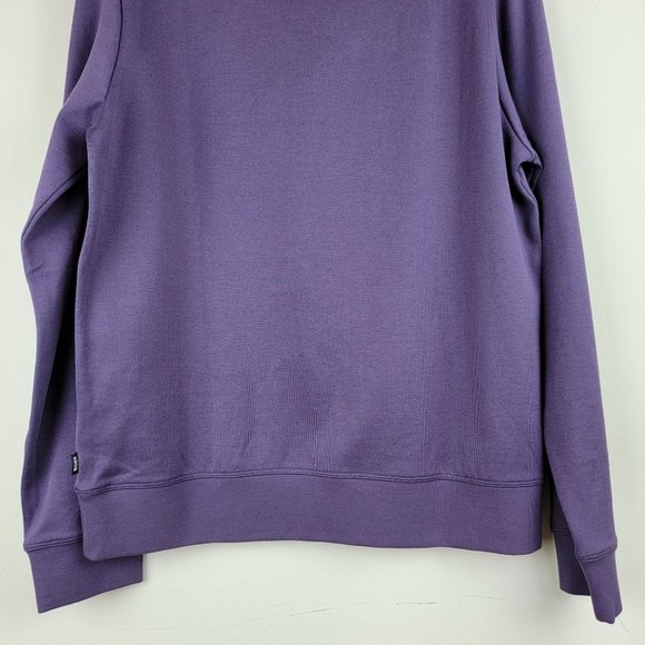 Hugo Boss Sidney Purple Black Quarter Zip Long Sleeves Pullover Sweatshirt M - Picture 10 of 16